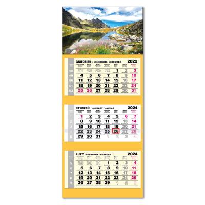 Opakowanie Kalendarz 2024 trójdzielny Lux gł. wypukła Tatry