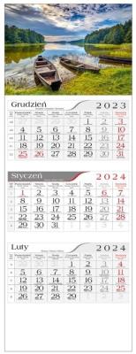 Opakowanie Kalendarz 2024 Trójdzielny Mazury