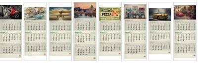 Opakowanie Kalendarz 2024 Trójdzielny Płaski eko MIX