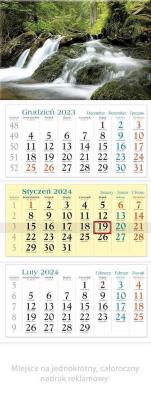 Opakowanie Kalendarz 2024 Trójdzielny Potok