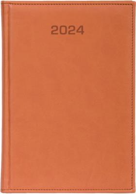 Kalendarz 2024 tygodniowy B5 Vivella jasny brąz. Wydawca: ANIEW. SmakLiter.pl Opakowanie Kalendarz 2024 tygodniowy B5 Vivella jasny brąz
