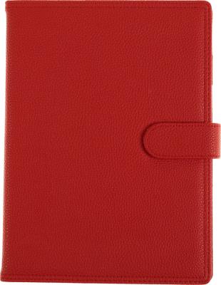 Opakowanie Kalendarz 2024 tygodniowy B5 z zapięciem ekoskóra czerwony