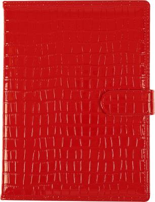 Opakowanie Kalendarz 2024 tygodniowy B5 z zapięciem krokodyl czerwony