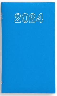 Okładka książki Kalendarz 2024 tygodniowy Standard - niebieski