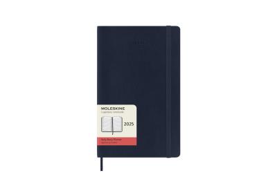 Opakowanie Kalendarz 2025 12M Moleskine L dzienny Sapphire Blue 13x21