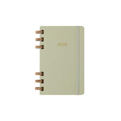 Opakowanie Kalendarz 2025 12M Moleskine L na spirali Crush Kiwi 13x21