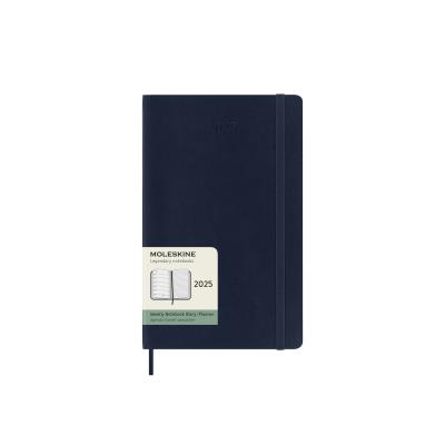 Opakowanie Kalendarz 2025 12M Moleskine L tygodniowy Sapphire Blue 13x21