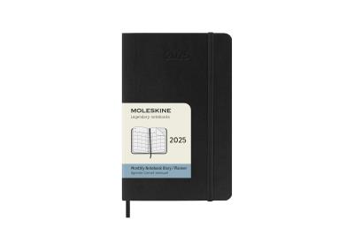 Opakowanie Kalendarz 2025 12M Moleskine P miesięczny czarny 9x14