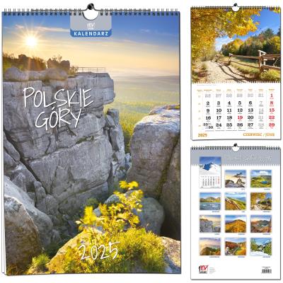 Opakowanie Kalendarz 2025 13 Plansz B3 Polskie Góry