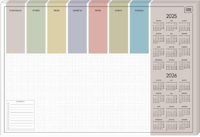 Opakowanie Kalendarz 2025/2026 Biuwar 59x40cm Colour 30K