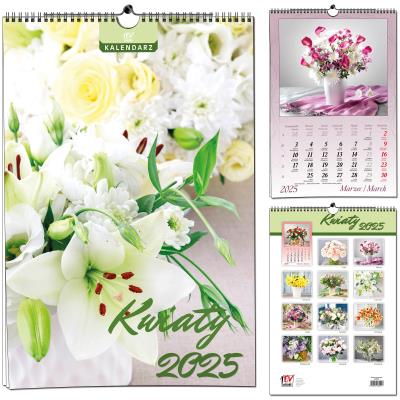 Opakowanie Kalendarz 2025 7 Plansz B3 Kwiaty