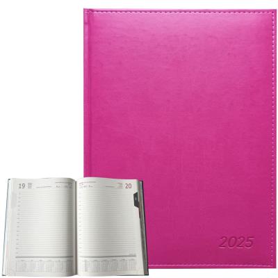 Opakowanie Kalendarz 2025 A4 dzienny sb/nd osobno Różowy