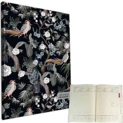 Opakowanie Kalendarz 2025 A4 tygodniowy Botanique Pawie