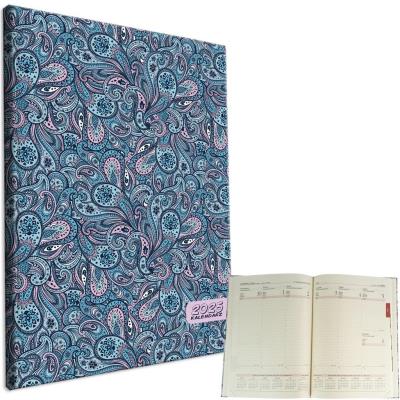 Opakowanie Kalendarz 2025 A4 tygodniowy Paisley Turkus