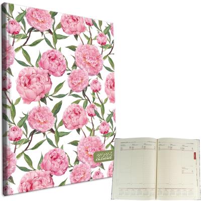 Opakowanie Kalendarz 2025 A4 tygodniowy Peonie