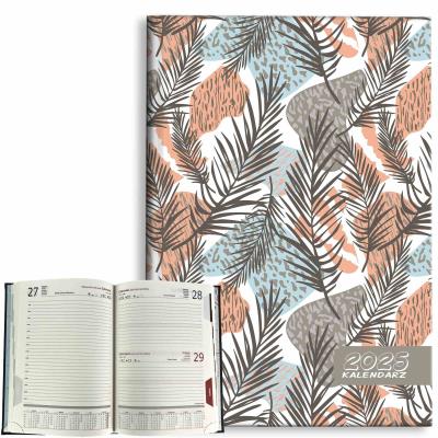 Opakowanie Kalendarz 2025 A5 dzienny Paprocie beż