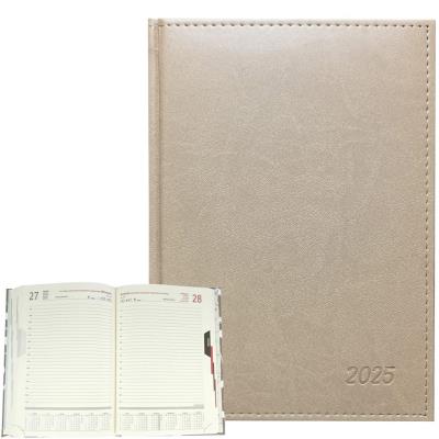 Opakowanie Kalendarz 2025 A5 dzienny sb/nd osobno Beżowy