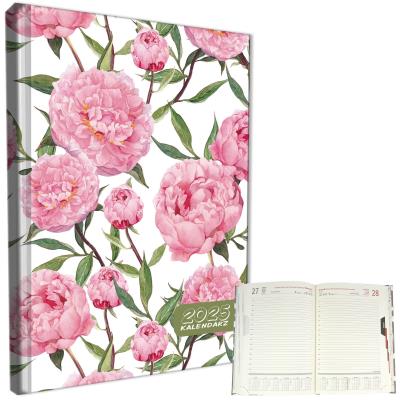 Opakowanie Kalendarz 2025 A5 dzienny sb/nd osobno Peonie