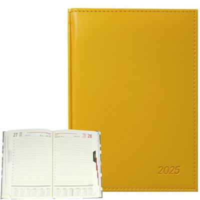 Opakowanie Kalendarz 2025 A5 dzienny sb/nd osobno Żółty