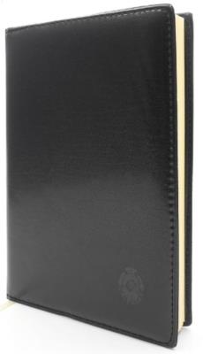 Okładka książki Kalendarz 2025 A5 Książkowy Dzienny czarny