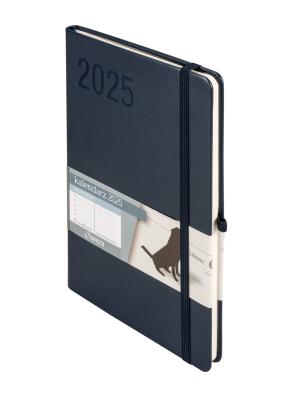 Okładka książki Kalendarz 2025 A5 Minimalizm TNS granatowy