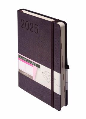 Okładka książki Kalendarz 2025 A5 Rubi DNS brązowy