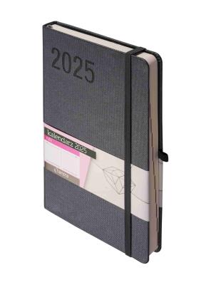 Okładka książki Kalendarz 2025 A5 Rubi DNS grafitowy