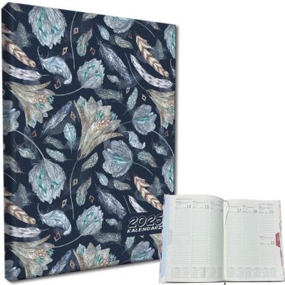 Opakowanie Kalendarz 2025 A5 tygodniowy rozkładówka kwiaty