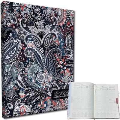 Opakowanie Kalendarz 2025 A5 tygodniowy rozkładówka paisley