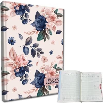 Opakowanie Kalendarz 2025 A5 tygodniowy rozkładówka róże