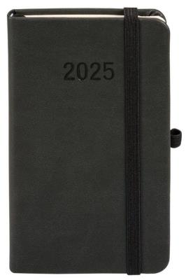Okładka książki Kalendarz 2025 A6 Memofix TDW czarny