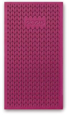 Okładka książki Kalendarz 2025 A6 tyg vivella relief AMARANT