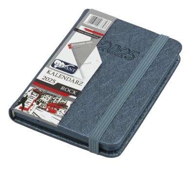 Opakowanie Kalendarz 2025 A7 tyg Rock perłowy