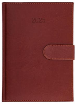 Opakowanie Kalendarz 2025 B5 dzienny Nebraska magnes brązowy