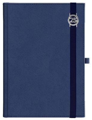 Opakowanie Kalendarz 2025 B6 dzienny Cross z gumką granatowy
