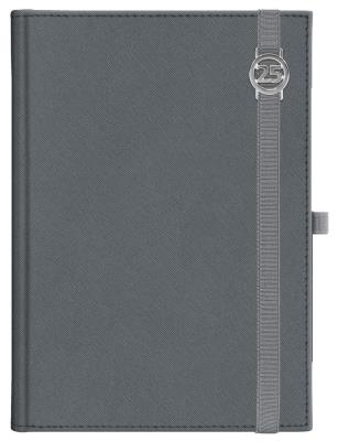 Opakowanie Kalendarz 2025 B6 dzienny Cross z gumką srebrny