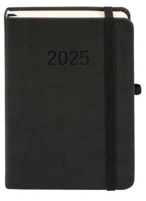 Okładka książki Kalendarz 2025 B6 Memofix DNS czarny