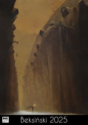 Okładka książki Kalendarz 2025 - Beksiński wzór 4 A3