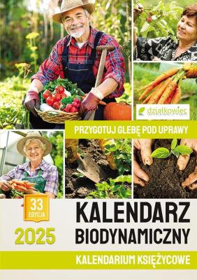 Okładka książki Kalendarz 2025 biodynamiczny