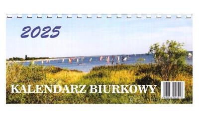 Kalendarz 2025 biurkowy poziomy. Wydawca: PROLOG. SmakLiter.pl Opakowanie Kalendarz 2025 biurkowy poziomy