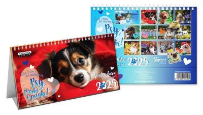 Opakowanie Kalendarz 2025 biurkowy Psy