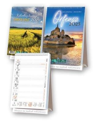Okładka książki Kalendarz 2025 Biurowy stojący Orfeusz MIX