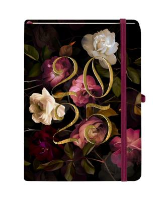 Okładka książki Kalendarz 2025 Botanical Kwiatowa Harmonia A5 DNS