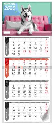 Opakowanie Kalendarz 2025 czteromiesięczny LUX MIX
