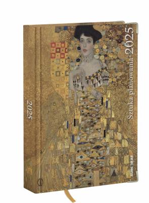 Kalendarz 2025 dzienny Sztuka planowania Klimt. Wydawca: Eurograf BIS kalendarze. SmakLiter.pl Opakowanie Kalendarz 2025 dzienny Sztuka planowania Klimt
