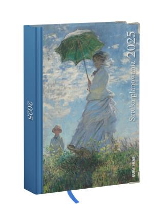Kalendarz 2025 dzienny Sztuka planowania Monet. Wydawca: Eurograf BIS kalendarze. SmakLiter.pl Opakowanie Kalendarz 2025 dzienny Sztuka planowania Monet