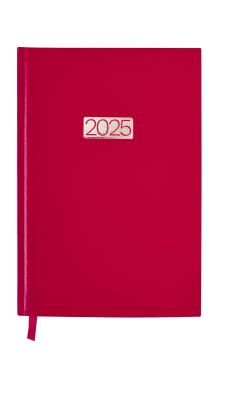 Opakowanie Kalendarz 2025 Ekonomiczny A5 dzienny czerwony KK-A5D E