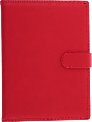 Opakowanie Kalendarz 2025 Ekoskóra A5 tygodniowy z zapięciem czerwony