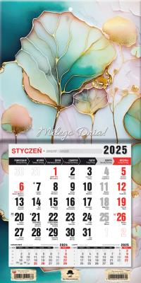 Kalendarz 2025 jednodzielny mini z mag. Abstrakcja. Autor: Pan Kalendarzyk. SmakLiter.pl Okładka książki Kalendarz 2025 jednodzielny mini z mag. Abstrakcja