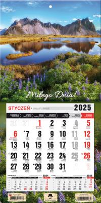 Okładka książki Kalendarz 2025 jednodzielny mini z mag. Góry
